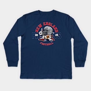 New England Football Kids Long Sleeve T-Shirt